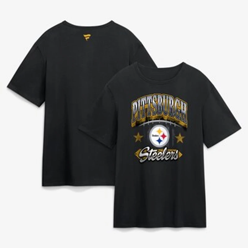Men's Black Pittsburgh Steelers Americana T-Shirt