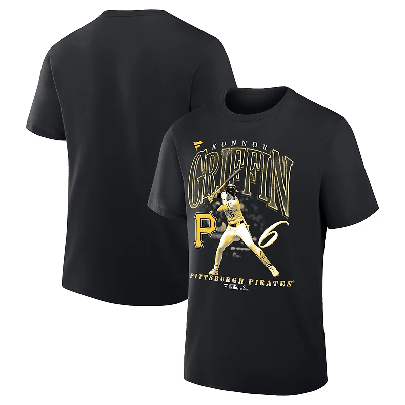 Men's Konnor Griffin Black Pittsburgh Pirates Hype T-Shirt