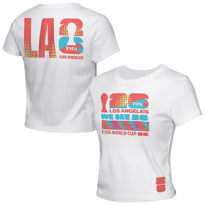 Women's Outerstuff White FIFA World Cup 2026 City View Baby Tri-Blend T-Shirt