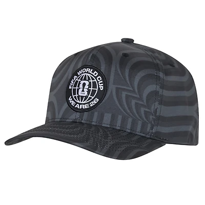 Men's Outerstuff Gray 2026 FIFA World Cup Hat Trick Snapback Hat