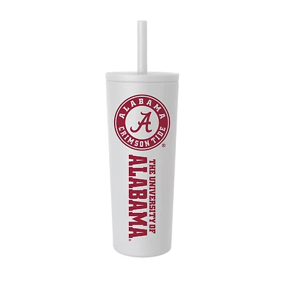 Alabama Crimson Tide 24oz. No Spill Straw Tumbler