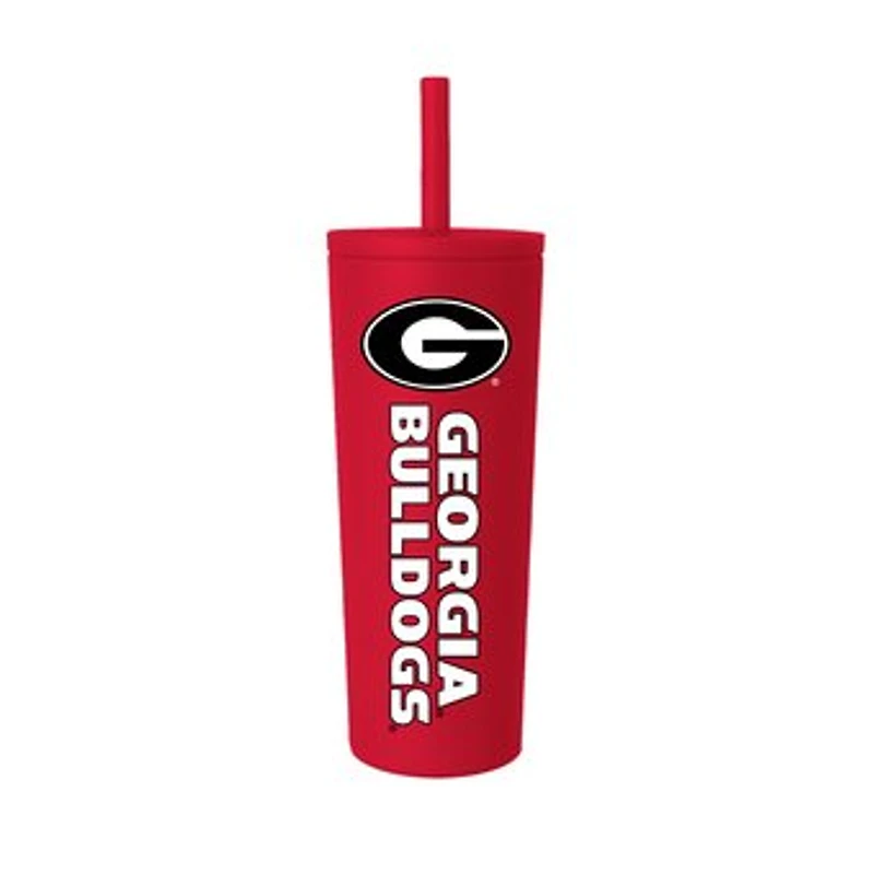 Georgia Bulldogs 24oz. No Spill Straw Tumbler