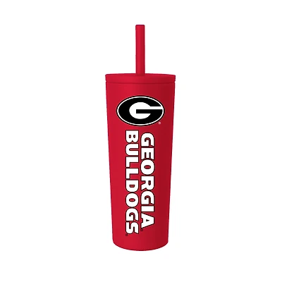 Georgia Bulldogs 24oz. No Spill Straw Tumbler