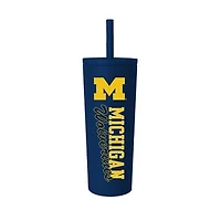 Michigan Wolverines 24oz. No Spill Straw Tumbler
