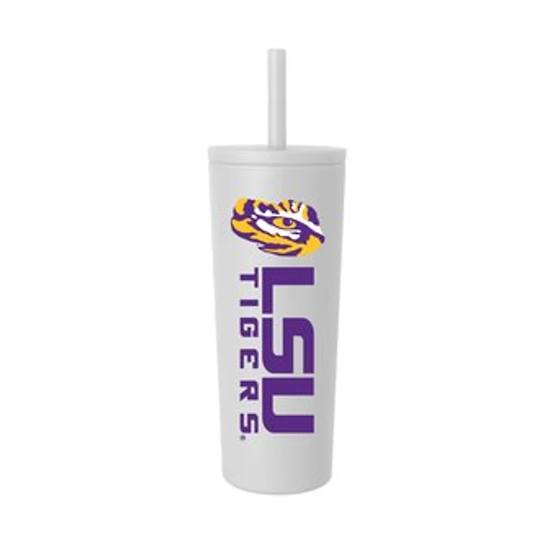 LSU Tigers 24oz. No Spill Straw Tumbler
