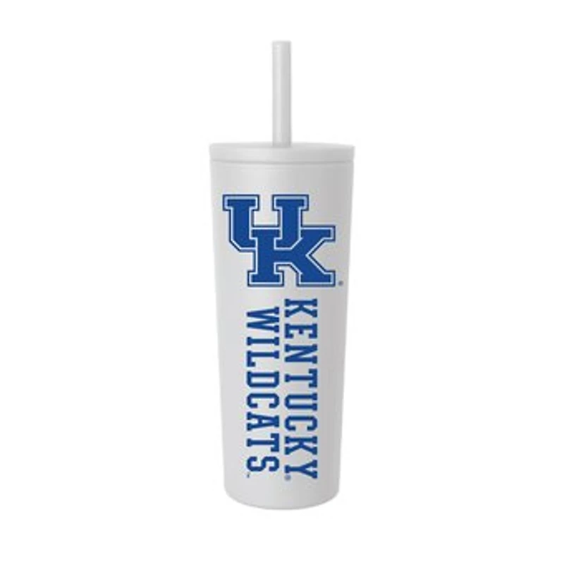 Kentucky Wildcats 24oz. No Spill Straw Tumbler