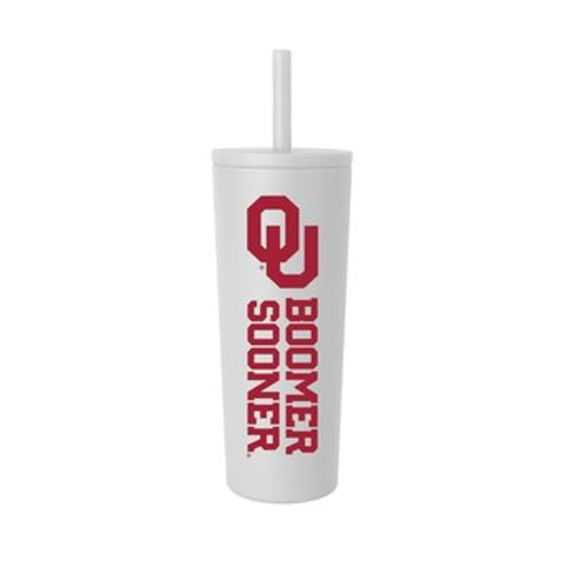 Oklahoma Sooners 24oz. No Spill Straw Tumbler