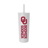 Oklahoma Sooners 24oz. No Spill Straw Tumbler