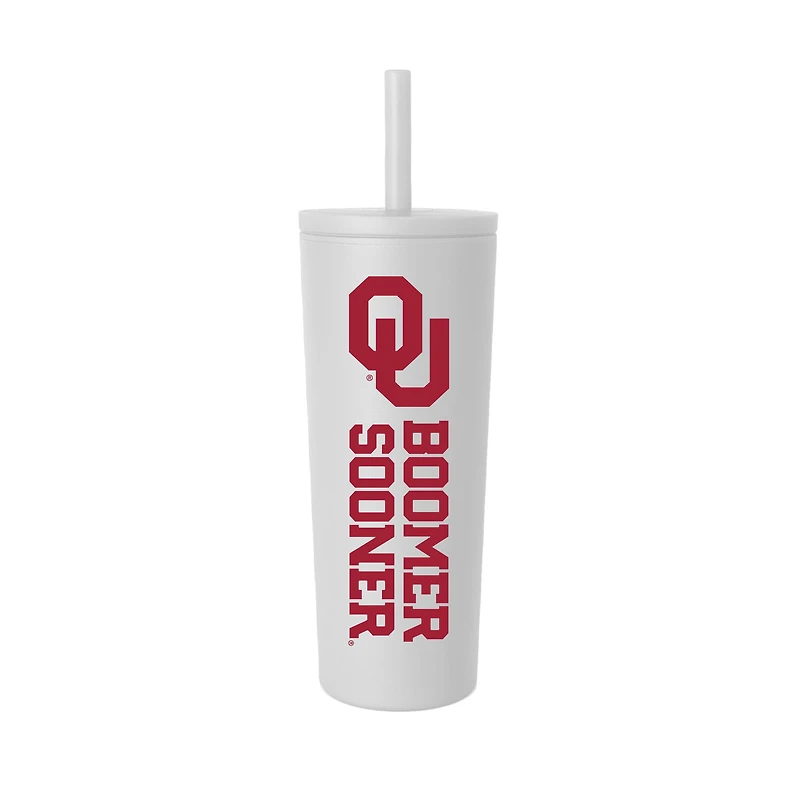 Oklahoma Sooners 24oz. No Spill Straw Tumbler