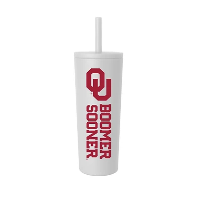 Oklahoma Sooners 24oz. No Spill Straw Tumbler