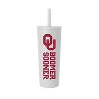 Oklahoma Sooners 24oz. No Spill Straw Tumbler