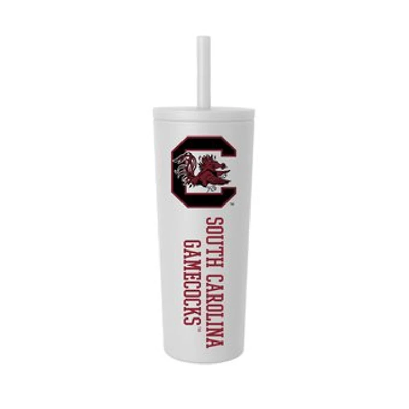South Carolina Gamecocks 24oz. No Spill Straw Tumbler