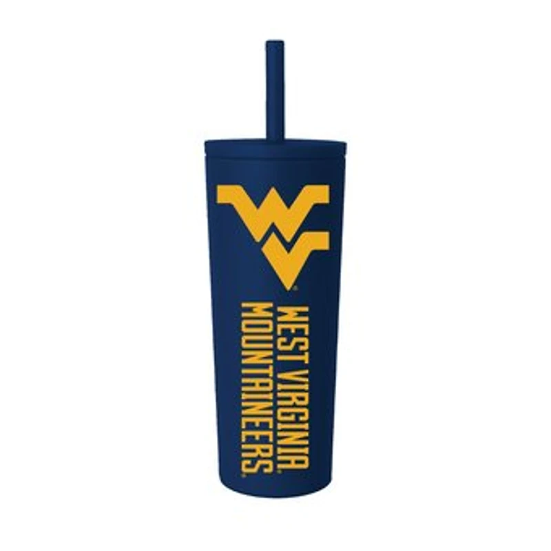 West Virginia Mountaineers 24oz. No Spill Straw Tumbler