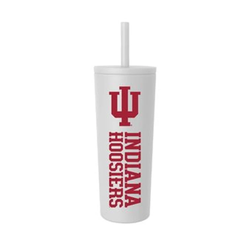 Indiana Hoosiers 24oz. No Spill Straw Tumbler