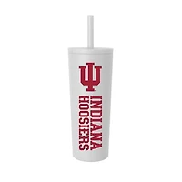 Indiana Hoosiers 24oz. No Spill Straw Tumbler