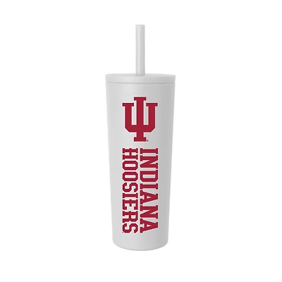 Indiana Hoosiers 24oz. No Spill Straw Tumbler