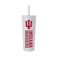 Indiana Hoosiers 24oz. No Spill Straw Tumbler