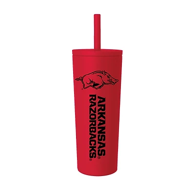 Arkansas Razorbacks 24oz. No Spill Straw Tumbler