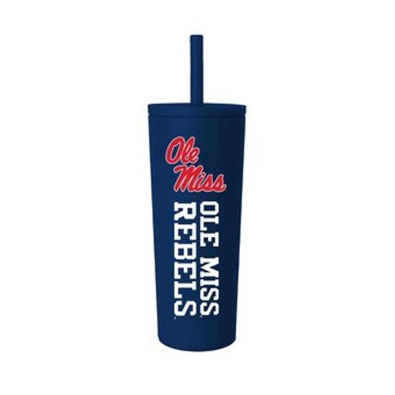 Ole Miss Rebels 24oz. No Spill Straw Tumbler