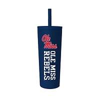 Ole Miss Rebels 24oz. No Spill Straw Tumbler
