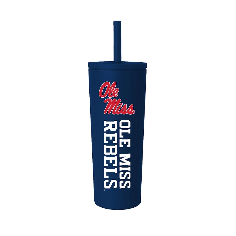 Ole Miss Rebels 24oz. No Spill Straw Tumbler