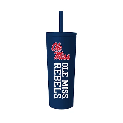Ole Miss Rebels 24oz. No Spill Straw Tumbler