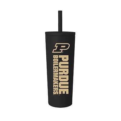 Purdue Boilermakers 24oz. No Spill Straw Tumbler