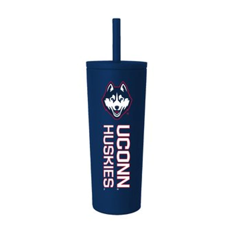 UConn Huskies 24oz. No Spill Straw Tumbler