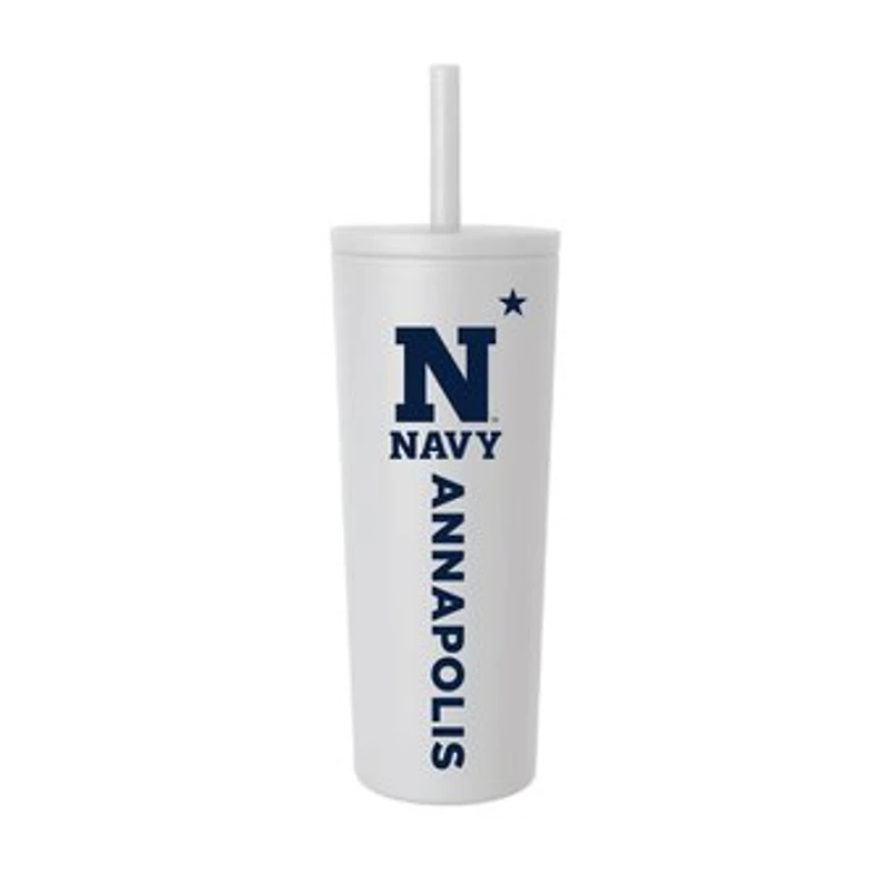 Navy Midshipmen 24oz. No Spill Straw Tumbler