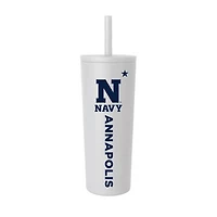 Navy Midshipmen 24oz. No Spill Straw Tumbler