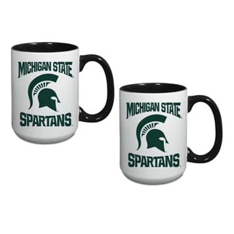 Michigan State Spartans Two-Piece 15oz. Combo Mug Set