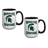 Michigan State Spartans Two-Piece 15oz. Combo Mug Set