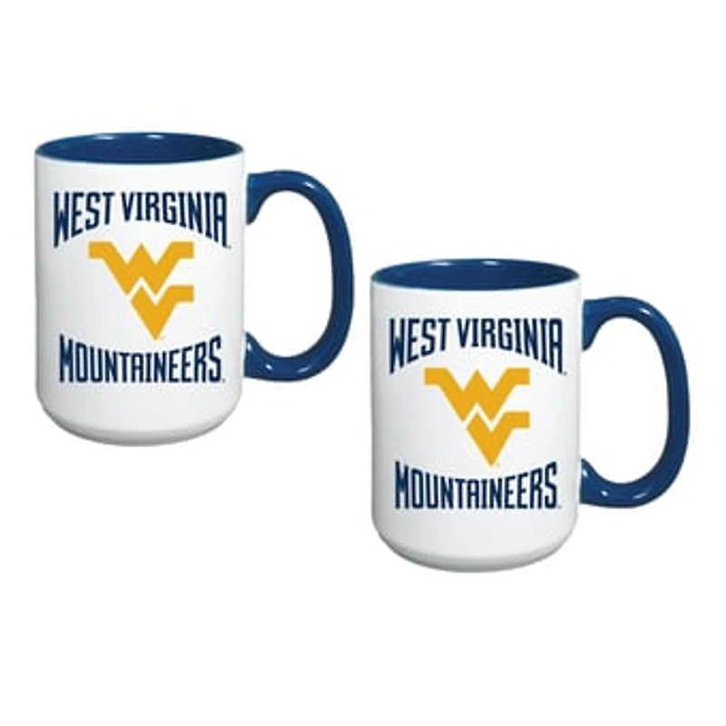 West Virginia Mountaineers Two-Piece 15oz. Combo Mug Set