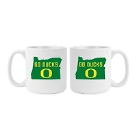 Oregon Ducks 20oz. My State 2-Pack Mug Set