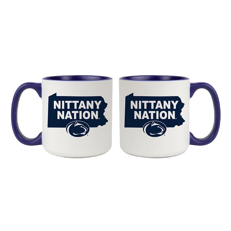 Penn State Nittany Lions 20oz. My State 2-Pack Mug Set