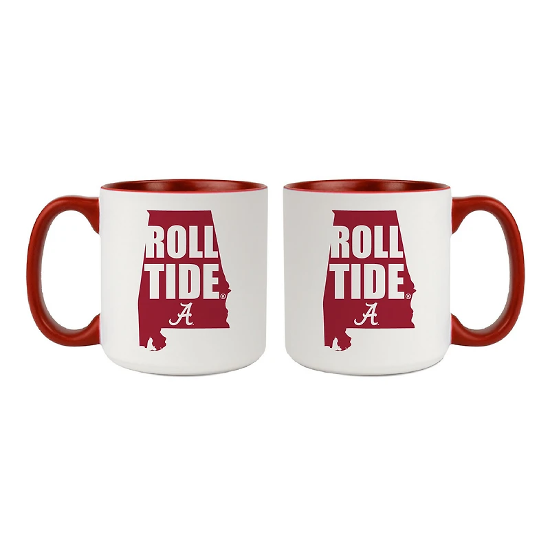 Alabama Crimson Tide 20oz. My State 2-Pack Mug Set