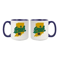 Notre Dame Fighting Irish 20oz. My State 2-Pack Mug Set