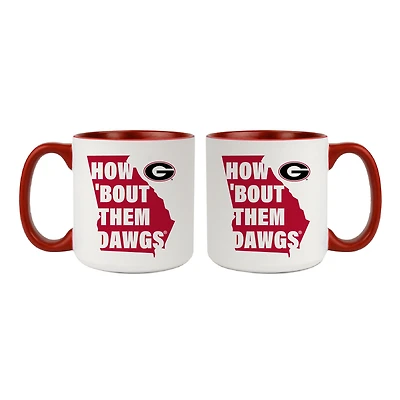 Georgia Bulldogs 20oz. My State 2-Pack Mug Set