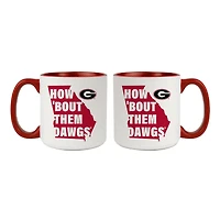 Georgia Bulldogs 20oz. My State 2-Pack Mug Set
