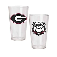 Georgia Bulldogs 24oz. Two-Pack Tritan Tumbler Set