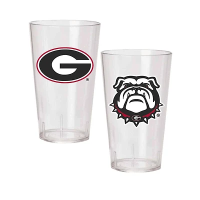 Georgia Bulldogs 24oz. Two-Pack Tritan Tumbler Set