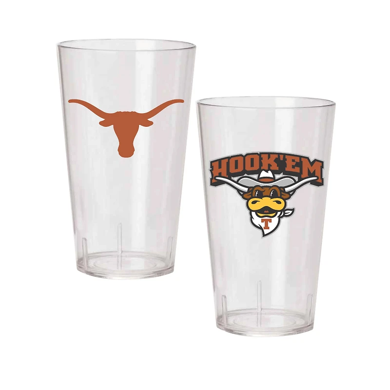 Texas Longhorns 24oz. Two-Pack Tritan Tumbler Set