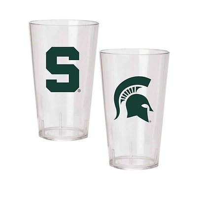 Michigan State Spartans 24oz. Two-Pack Tritan Tumbler Set