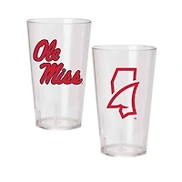 Ole Miss Rebels 24oz. Two-Pack Tritan Tumbler Set