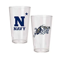 Navy Midshipmen 24oz. Two-Pack Tritan Tumbler Set