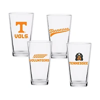 Tennessee Volunteers 16oz. Collector Pint Glass Four-Piece Set