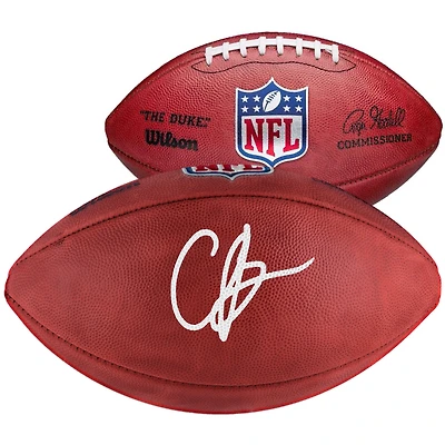 Chris Brazzell II Carolina Panthers Autographed Wilson Duke Full Color Football