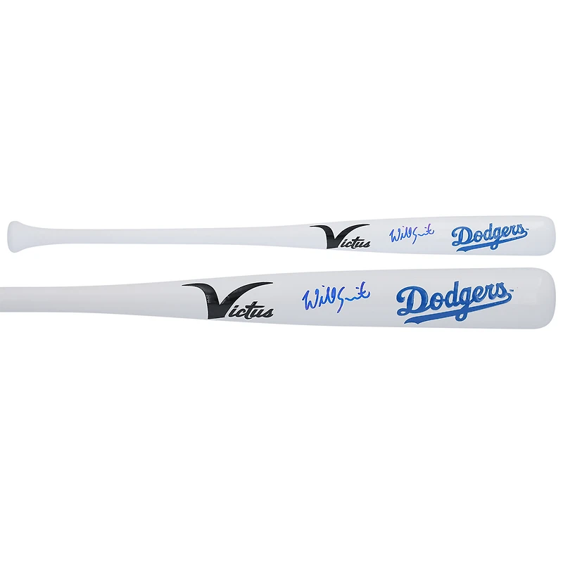 Will Smith Los Angeles Dodgers Autographed Victus Team ID Mini Bat