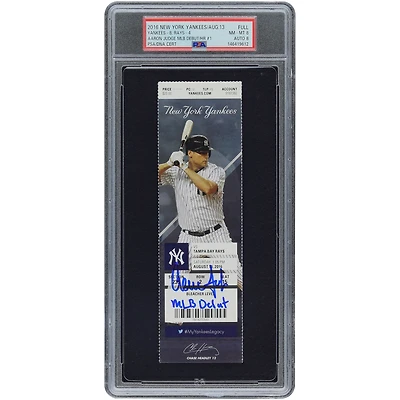 Aaron Judge New York Yankees Autographed August 13