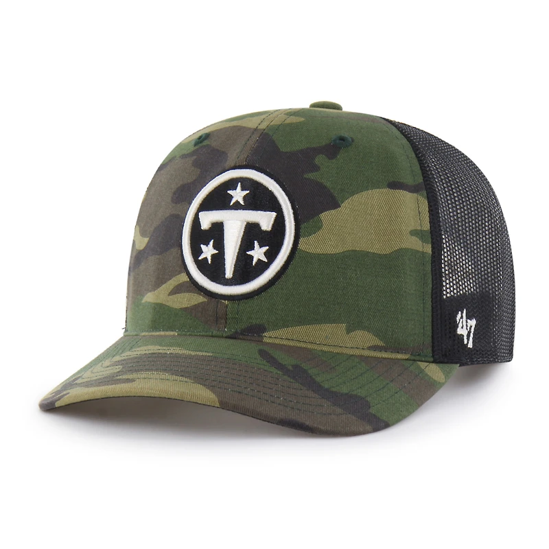 Men's '47  Camo Tennessee Titans Trucker Adjustable Hat